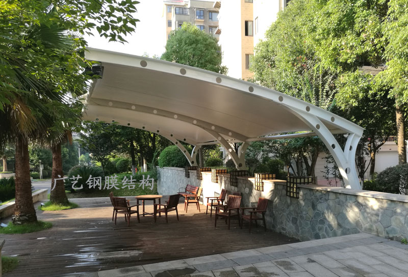 國稅局膜結構休閑亭
